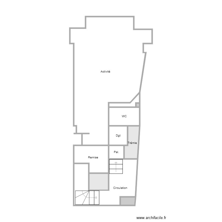 rdc godet. Plan de 0 pièce et 0 m2