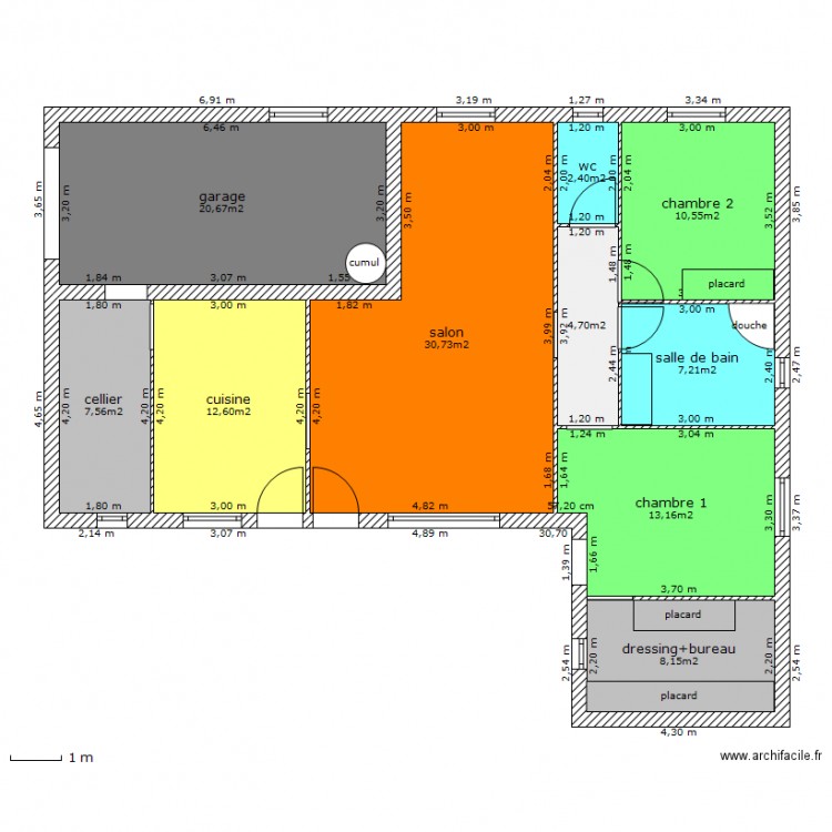 test 7.1. Plan de 0 pièce et 0 m2