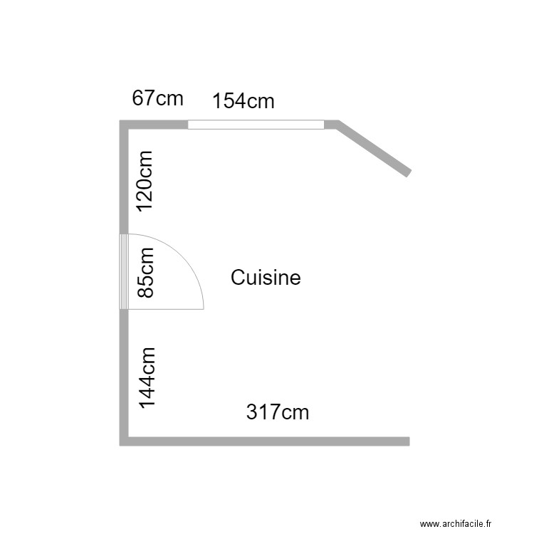 Cuisine. Plan de 0 pièce et 0 m2