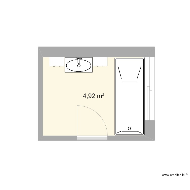 Séjournet SDB actuelle. Plan de 0 pièce et 0 m2