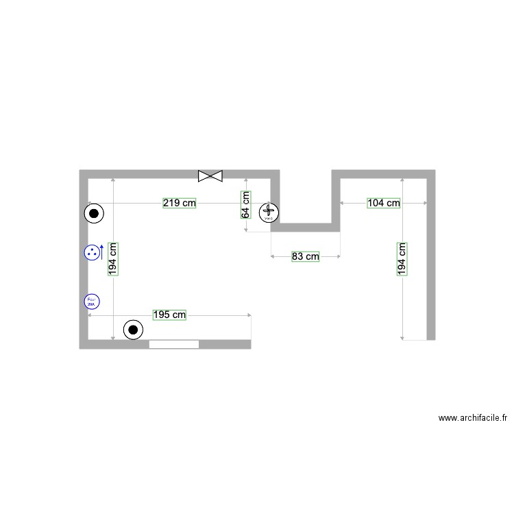 cuisine. Plan de 0 pièce et 0 m2