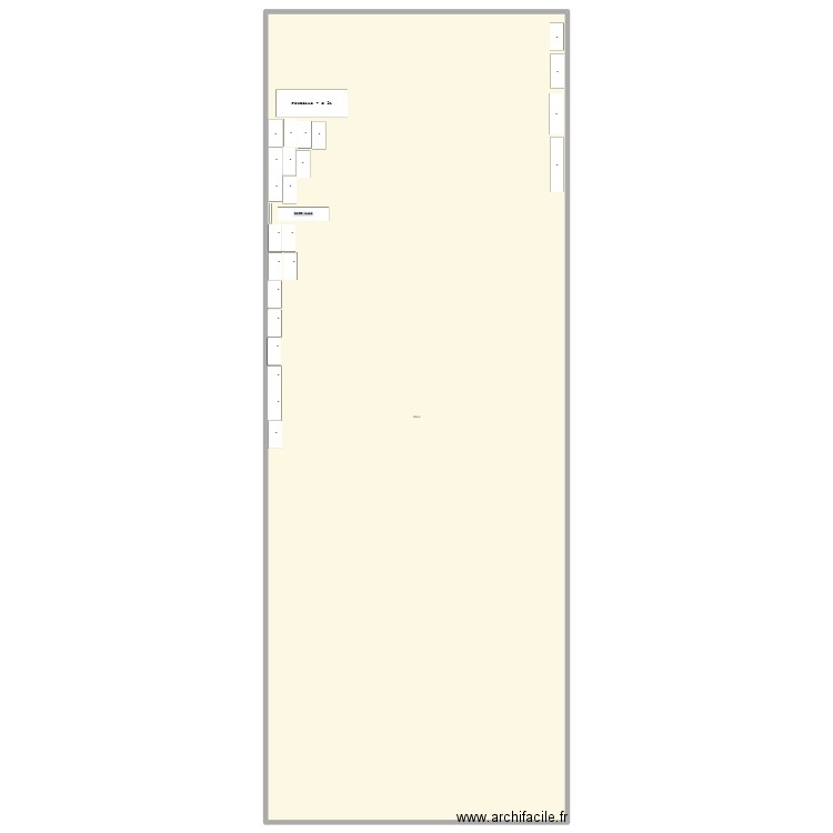 Entrepôtextérieur. Plan de 1 pièce et 1935 m2