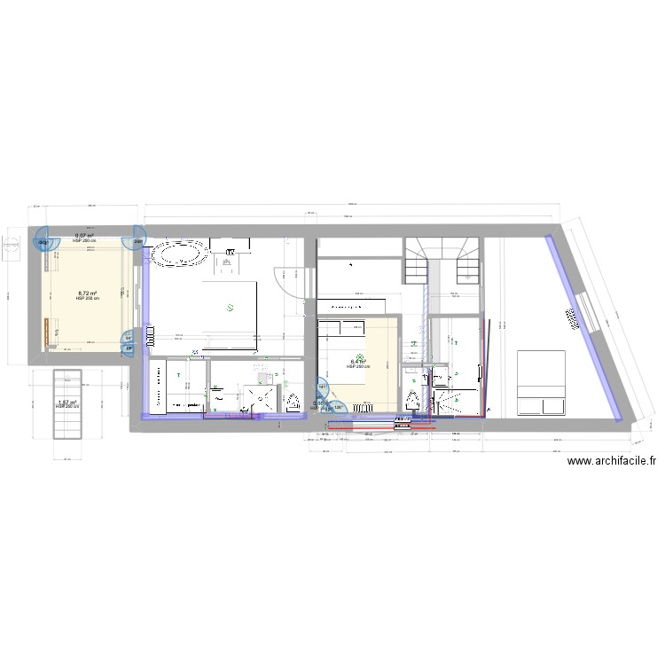 PLAN Ch M&M v3 nov2024. Plan de 8 pièces et 27 m2