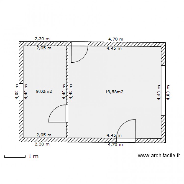 garage1. Plan de 0 pièce et 0 m2