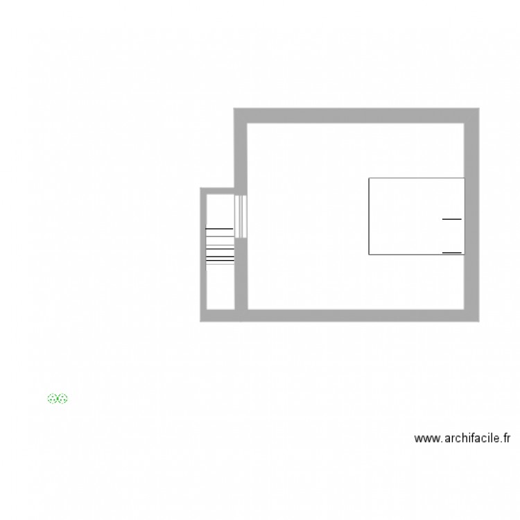 Abbaye 22 chambre ami sous combles. Plan de 0 pièce et 0 m2