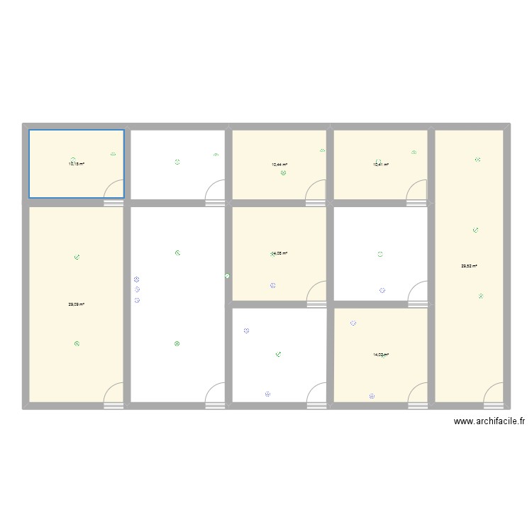 GSA  CONSTRUCTION. Plan de 7 pièces et 118 m2