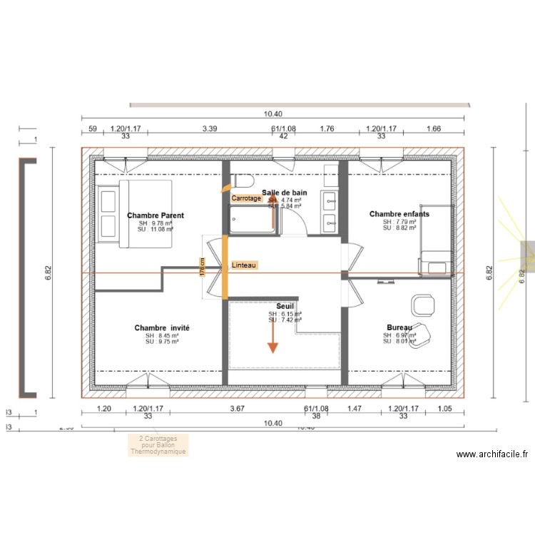 Emilien - Maçonnerie. Plan de 0 pièce et 0 m2