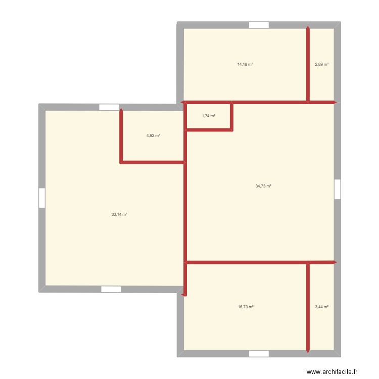 CASTEJA R+2 PRO V3. Plan de 8 pièces et 112 m2