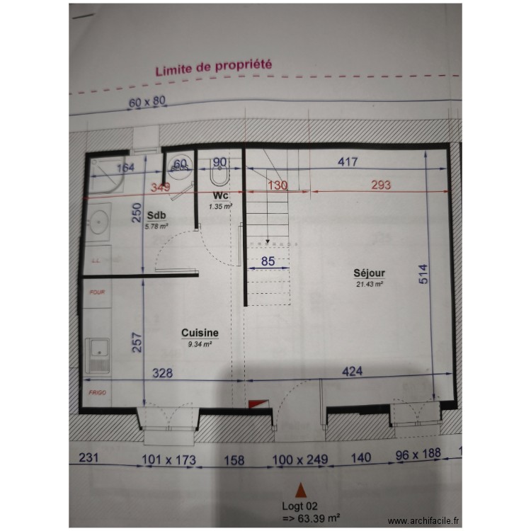 Lalle log4 rdc. Plan de 0 pièce et 0 m2