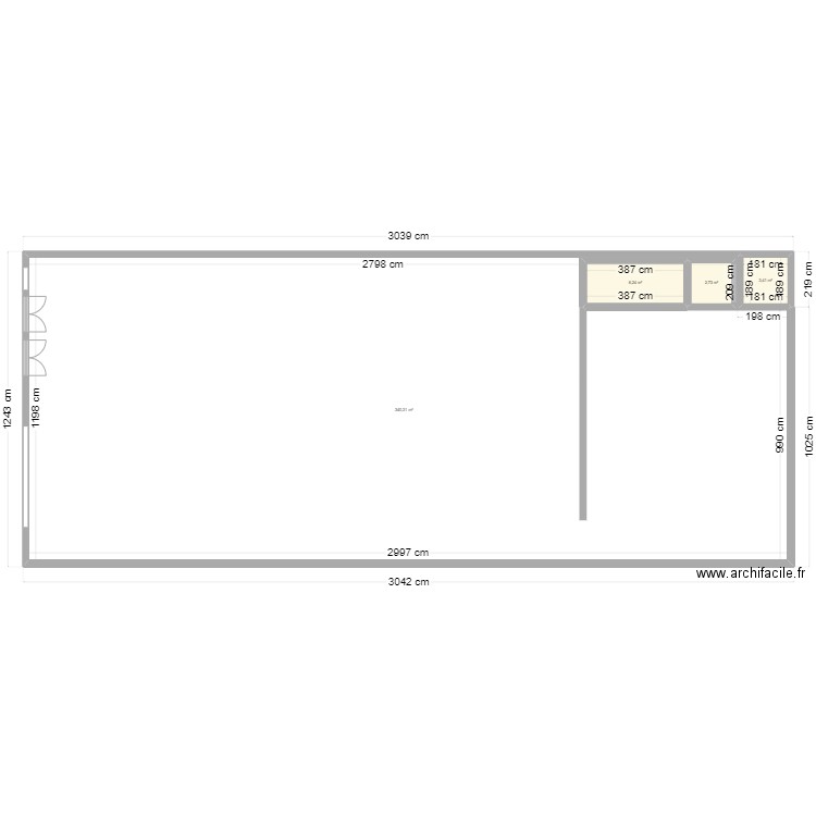 BESANCON V1. Plan de 4 pièces et 367 m2