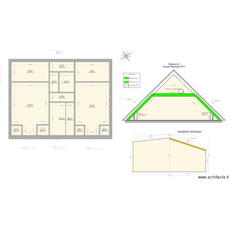 PLAN BOUILLY YOAN / R+1 FINAL. Plan de 53 pièces et 274 m2