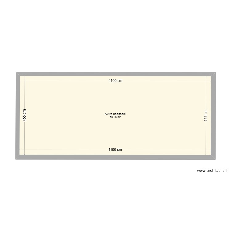 STUDIO1. Plan de 1 pièce et 50 m2