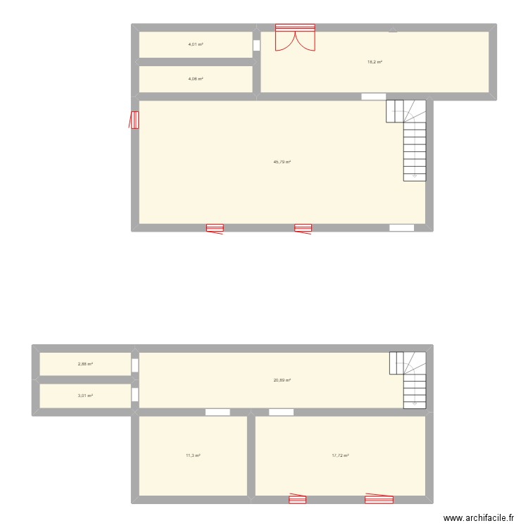 DECOR AE. Plan de 9 pièces et 128 m2