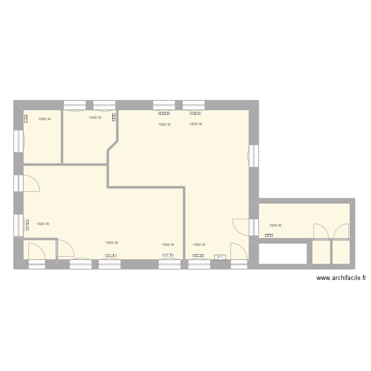 Le dorat. Plan de 4 pièces et 109 m2