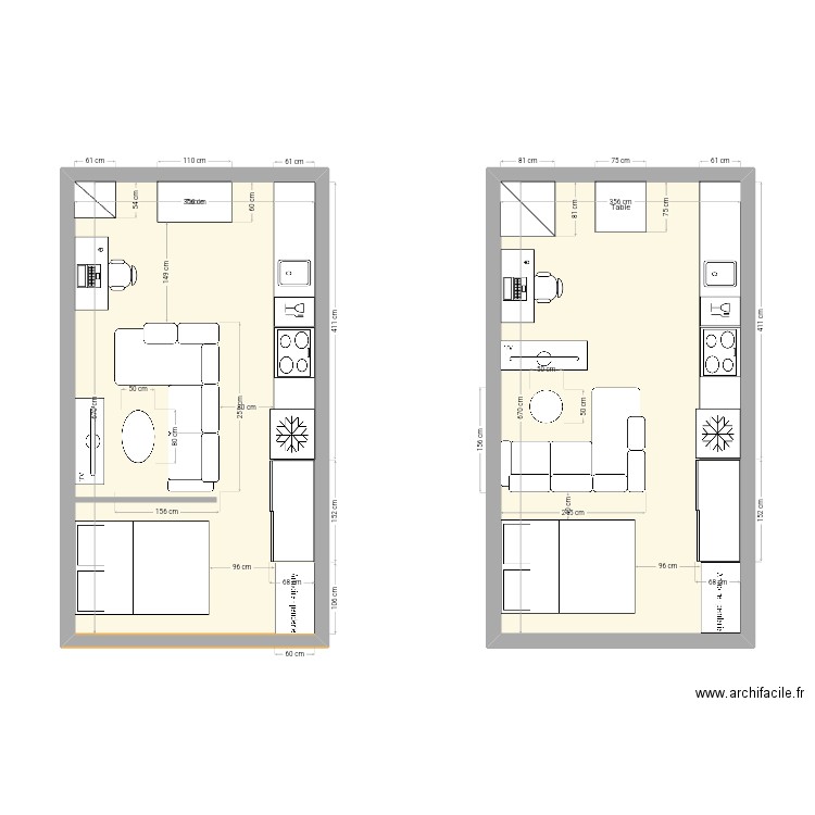 25 Cole Street bis. Plan de 2 pièces et 48 m2