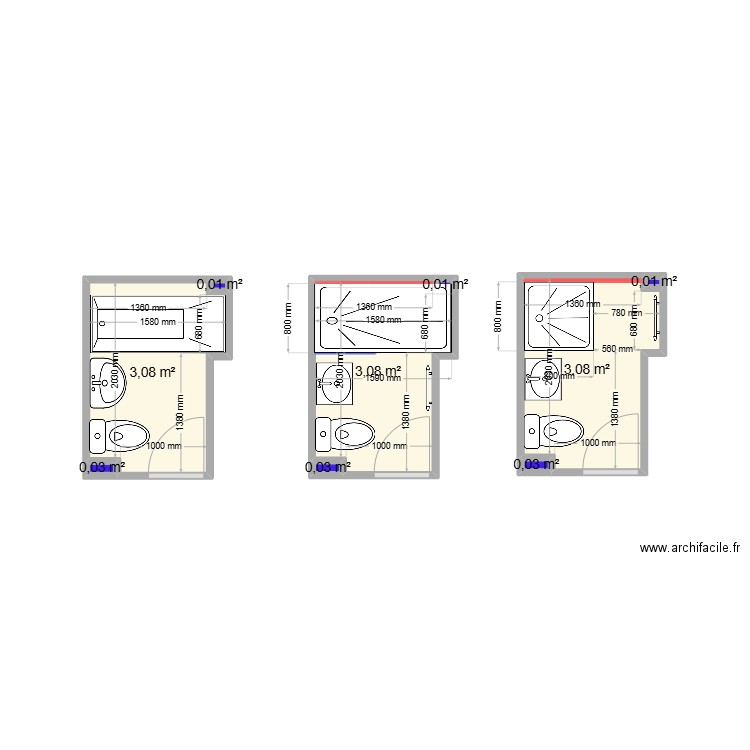 allain carterie2. Plan de 9 pièces et 9 m2