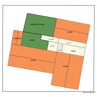 plan de masse maison de l'atelier