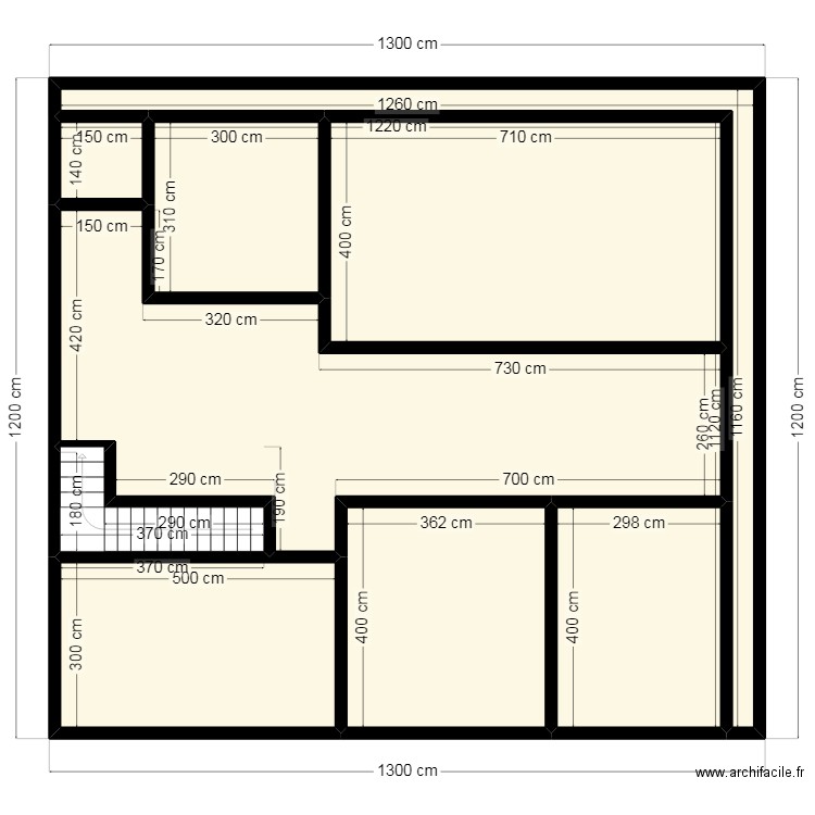 TESTE ZEBON MAHU . Plan de 9 pièces et 133 m2