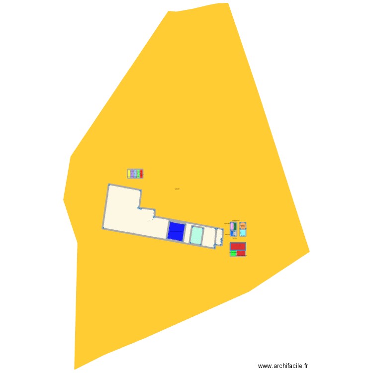 Oiseaux 2. Plan de 19 pièces et 447 m2