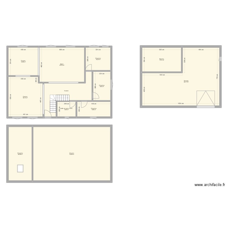 SOUAD AMRANI. Plan de 12 pièces et 295 m2