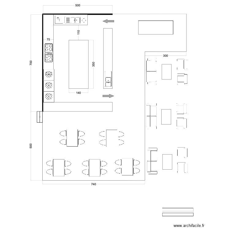 GAIA RESTAURANT LAYOUT PLAN. Plan de 0 pièce et 0 m2