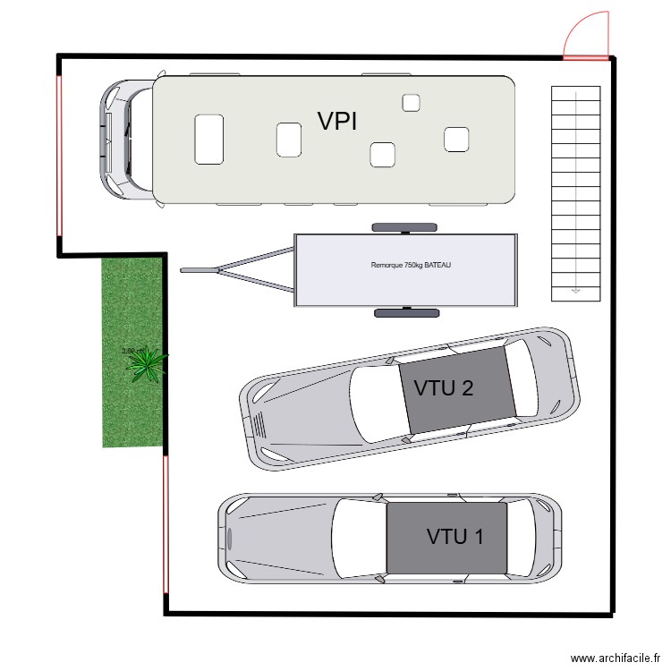 CPI. Plan de 0 pièce et 0 m2