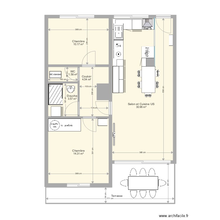 Lecques v4. Plan de 0 pièce et 0 m2