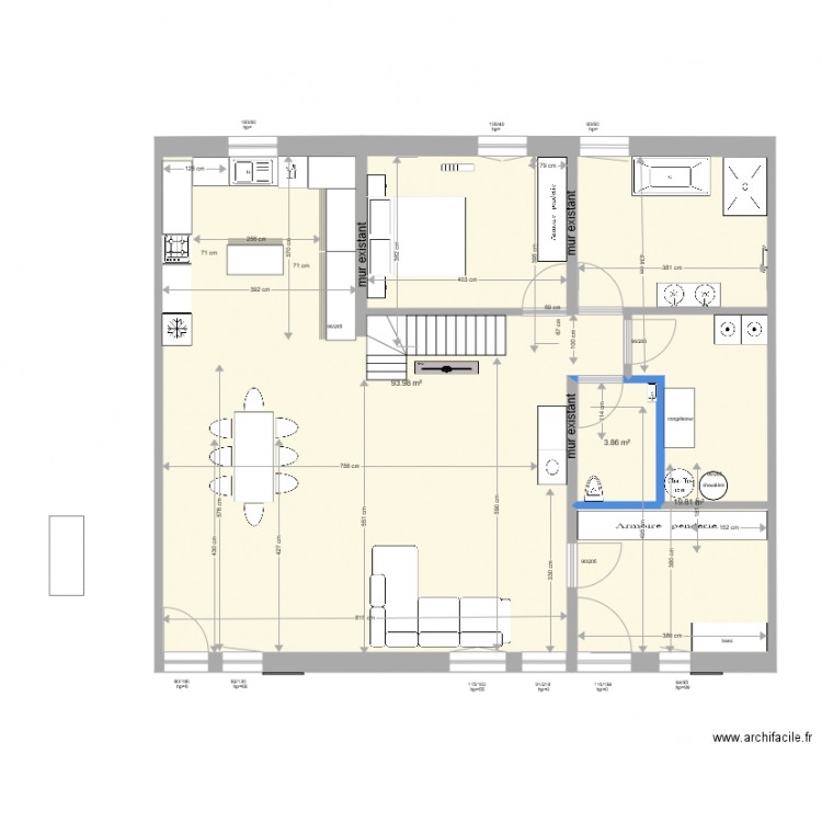 essai dimanche. Plan de 0 pièce et 0 m2