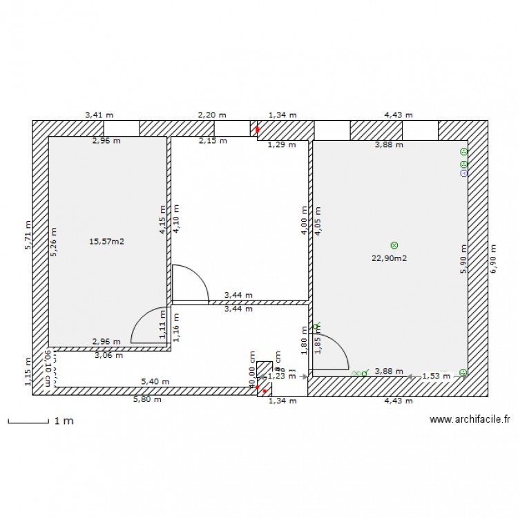 chambre d'amis chambres filles 2014. Plan de 0 pièce et 0 m2