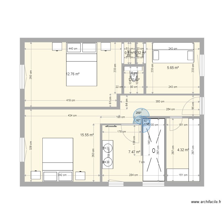 R1 MUSCAT. Plan de 0 pièce et 0 m2