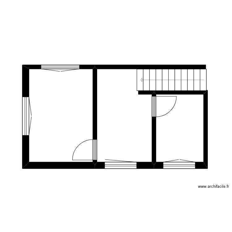 contes. Plan de 9 pièces et 108 m2