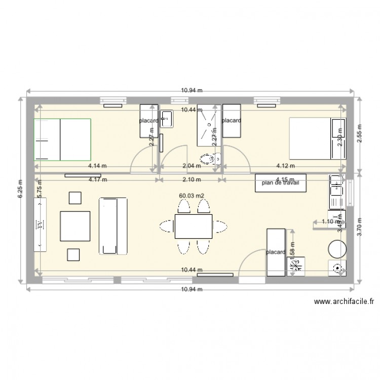 Petite maison 2. Plan de 0 pièce et 0 m2