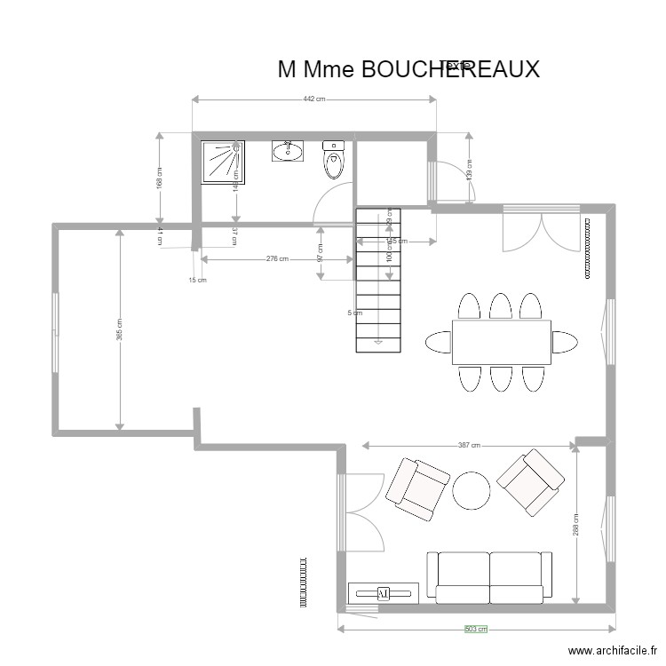 BOUCHEREAU. Plan de 0 pièce et 0 m2