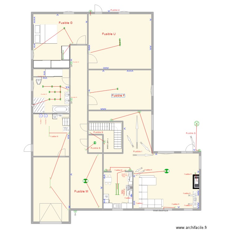 m charlotte. Plan de 0 pièce et 0 m2