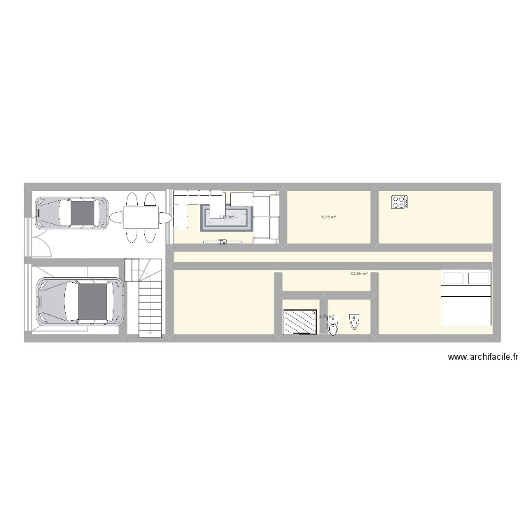 Plan maison. Plan de 0 pièce et 0 m2