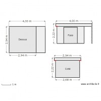 Plan de masse DP2 - Abris jardin