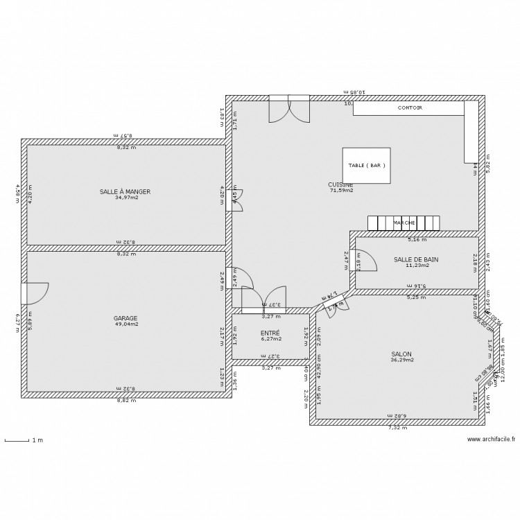 MAISON. Plan de 0 pièce et 0 m2