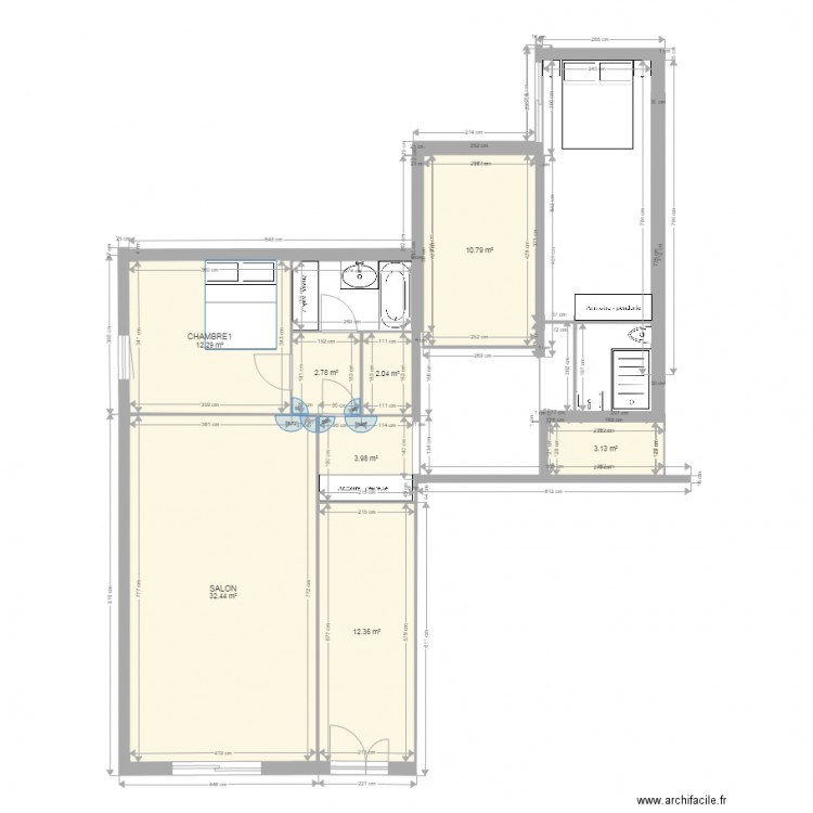 MAISON. Plan de 0 pièce et 0 m2