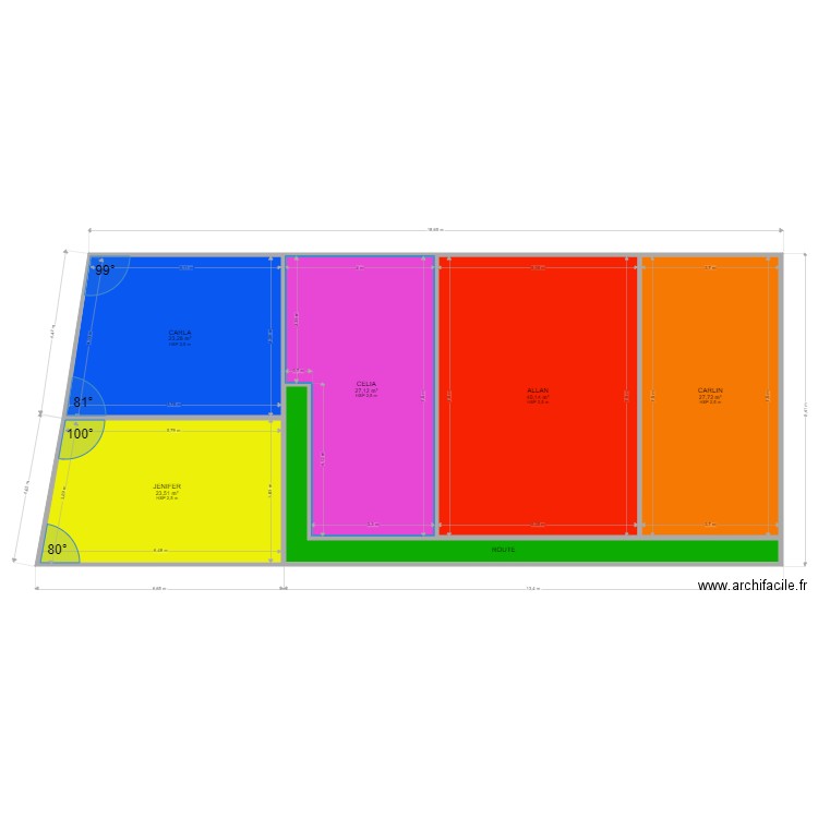 terrain. Plan de 0 pièce et 0 m2