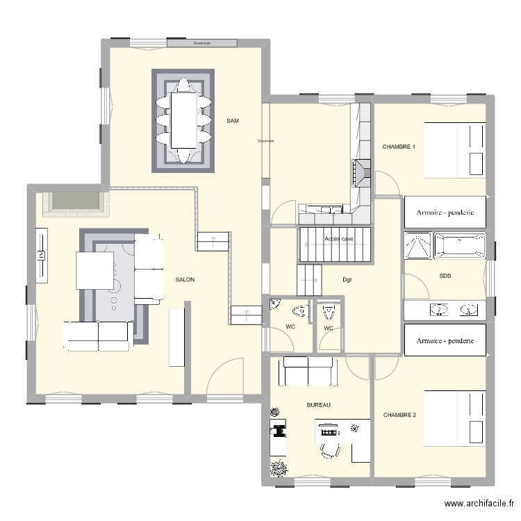 Projet Terville. Plan de 0 pièce et 0 m2