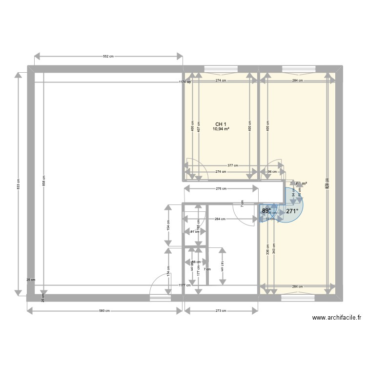 CARVIN - Plan 2 pièces 34 m2 dessiné par guillaume13300