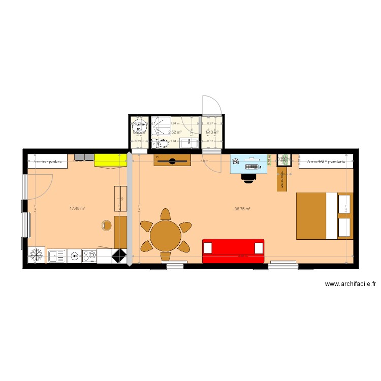 Apartement Tour d Aigues V3. Plan de 0 pièce et 0 m2