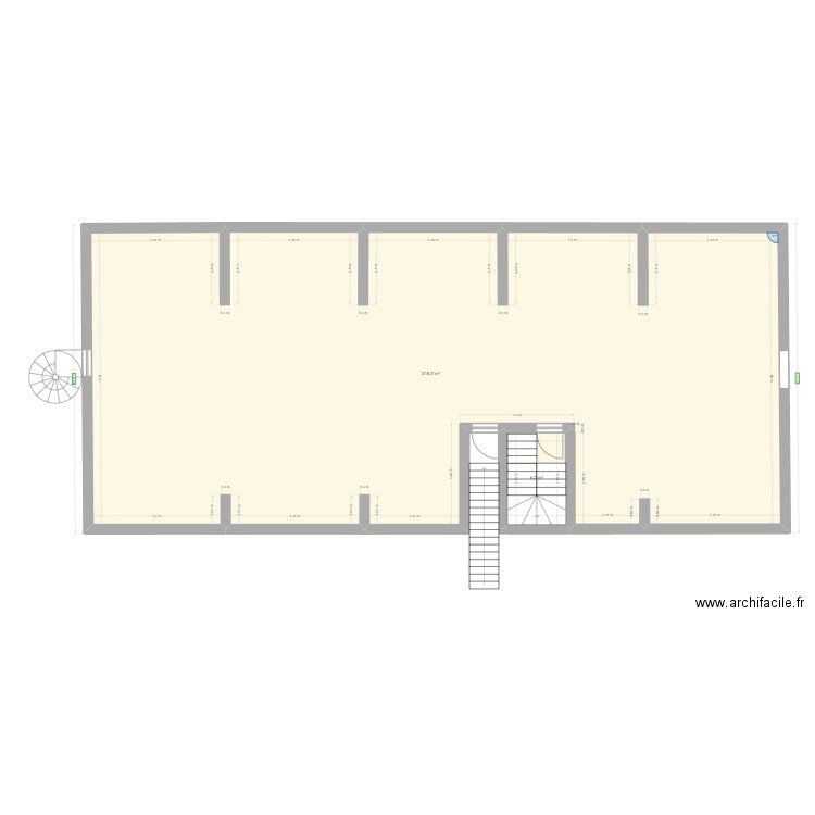 Salle chantier. Plan de 0 pièce et 0 m2