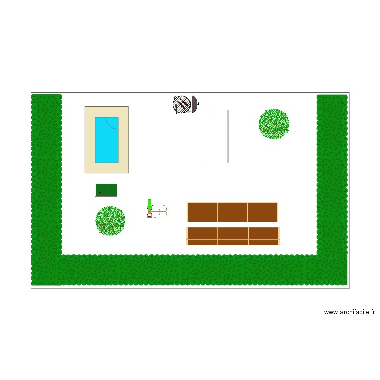 exterieurs. Plan de 0 pièce et 0 m2