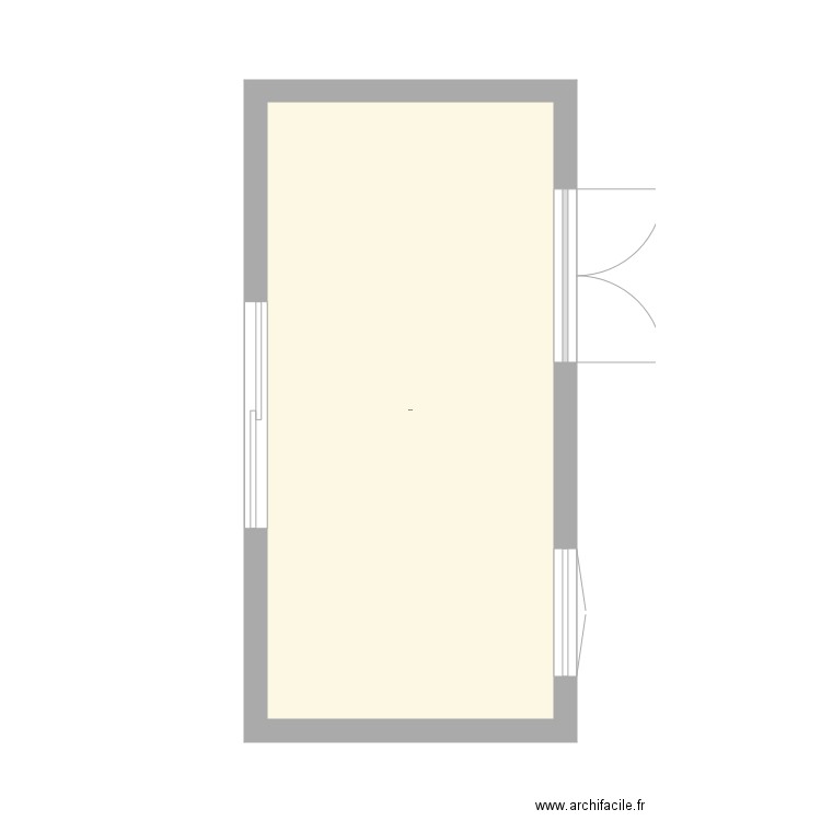 Veranda vide. Plan de 0 pièce et 0 m2