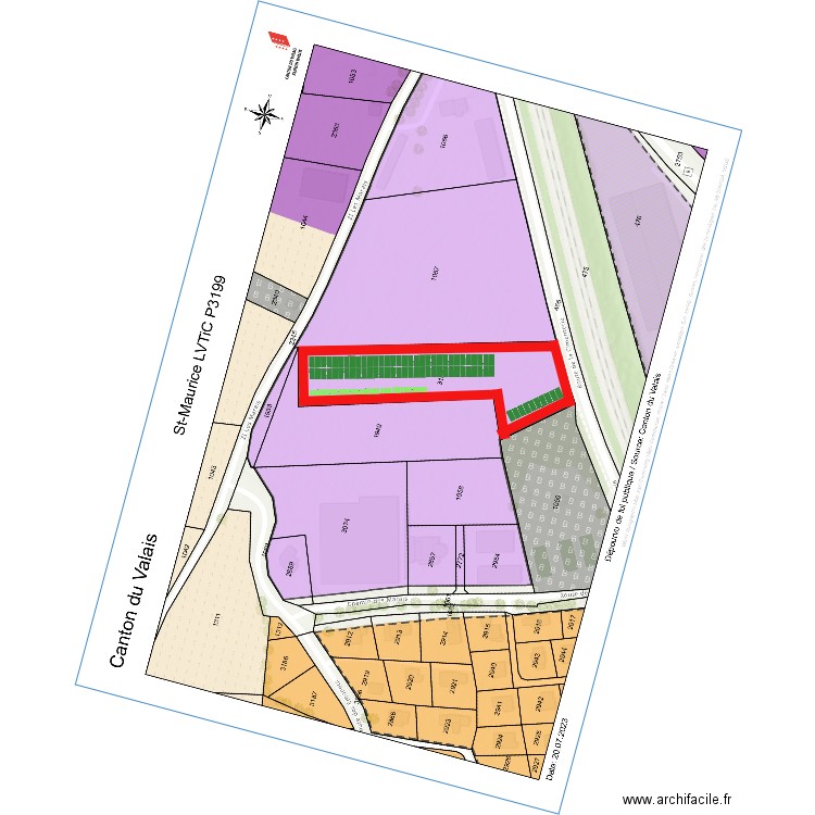 P3199 St-Maurice. Plan de 0 pièce et 0 m2