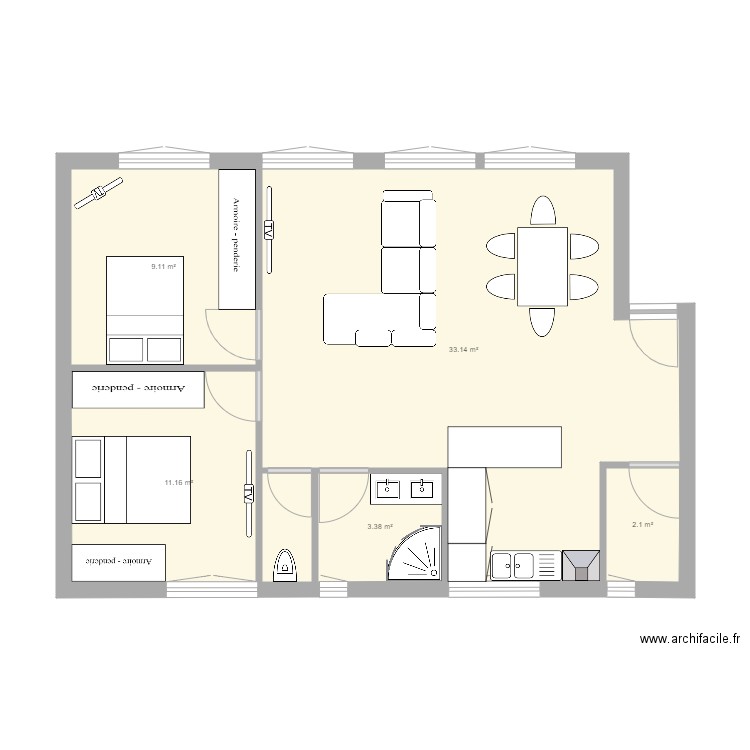 ludo 1. Plan de 0 pièce et 0 m2