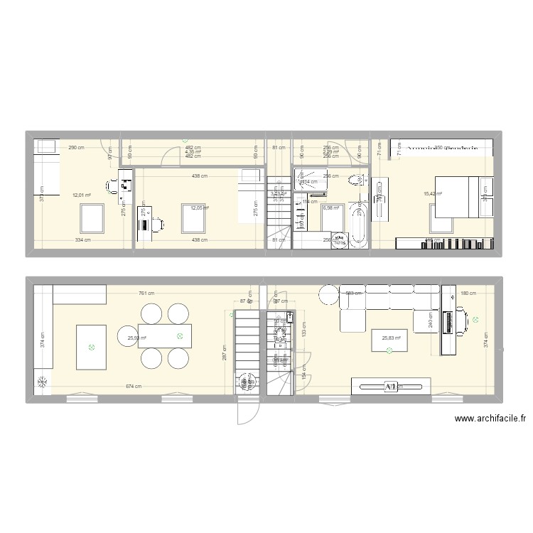 future appart esc milieu 1 v5. Plan de 12 pièces et 110 m2