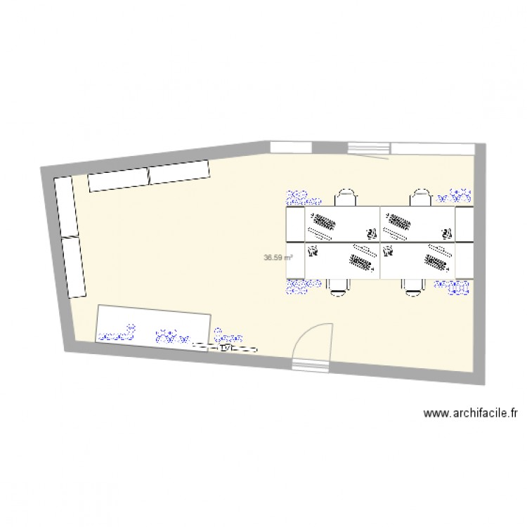 Bureau_Info_2. Plan de 0 pièce et 0 m2