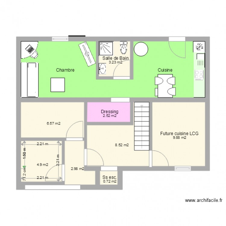 maison F1b. Plan de 0 pièce et 0 m2